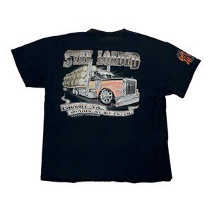Vintage Stay Loaded T-Shirt Size XL Black “Caught Ya Starin At My Peter” Funny